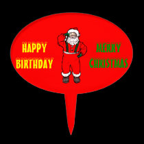 Birthday/Christmas Cake Toppers cake picks
