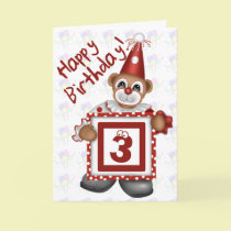 Birthday Clown cards