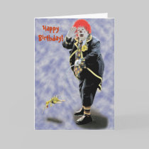 Birthday Clown, HappyBirthday! - Customized cards
