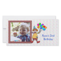 Birthday Clown Photo Card photo cards by StarStock Birthday Clown Photo Card photo cards