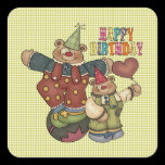 Birthday Clowns stickers