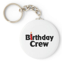 Birthday Crew Keychains