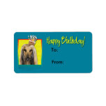 Birthday Cupcake - Afghan Address Label