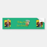 Birthday Cupcake Beagle Bumper Sticker