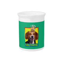 Birthday Cupcake - Beagle Drink Pitcher