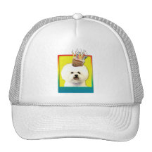 Birthday Cupcake - Bichon Frise Hats