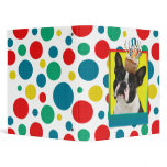 Birthday Cupcake - Boston Terrier binders