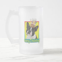 Birthday Cupcake - Boston Terrier Mug