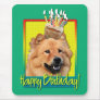 Birthday Cupcake - Chow Chow - Cinny Mousepads