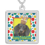 Birthday Cupcake - Dachshund - Winston Custom Necklace