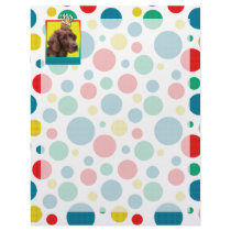 Birthday Cupcake - Irish Setter Custom Letterhead