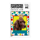 Birthday Cupcake - Irish Setter Postage