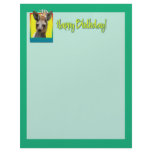 Birthday Cupcake - Kangaroo Personalized Letterhead