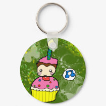 Birthday Cupcake keychains