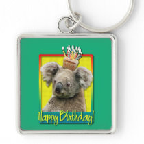 Birthday Cupcake - Koala Key Chain