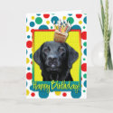 Birthday Cupcake - Labrador - Black - Gage Card