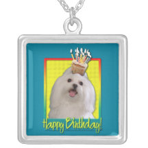 Birthday Cupcake - Maltese Necklaces