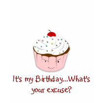Birthday Cupcake Naughty t-shirts