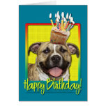 Birthday Cupcake - Pitbull - Tigger Cards