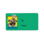 Birthday Cupcake - Pitbull - Tigger Custom Address Labels