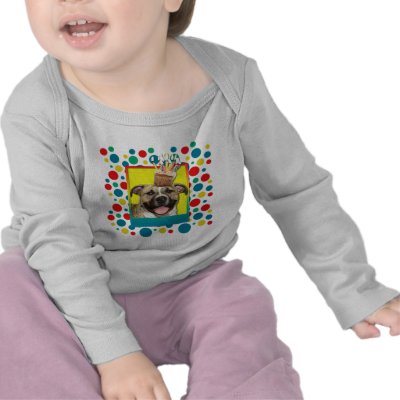Birthday Cupcake - Pitbull - Tigger T Shirt by FrankzPawPrintz