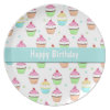 Birthday Cupcake Plate plate