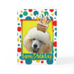 Birthday Cupcake - Poodle - Apricot Cards