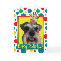 Birthday Cupcake - Schnauzer Card