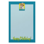 Birthday Cupcake - Shiba Inu Customized Stationery