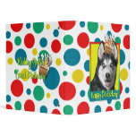 Birthday Cupcake - Siberian Husky binders