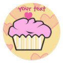 birthday cupcake sticker
