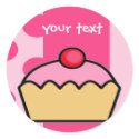 birthday cupcake sticker