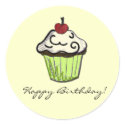 birthday cupcake stickers by ladiebugg137 birthday cupcake stickers