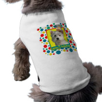Birthday Cupcake - West Highland Terrier Dog T-shirt