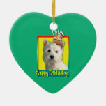 Birthday Cupcake - West Highland Terrier Ornaments