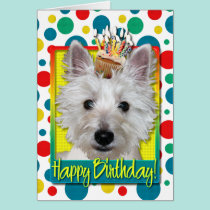 Birthday Cupcake - Westie - Tank cards