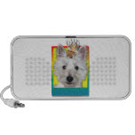Birthday Cupcake - Westie - Tank iPhone Speakers