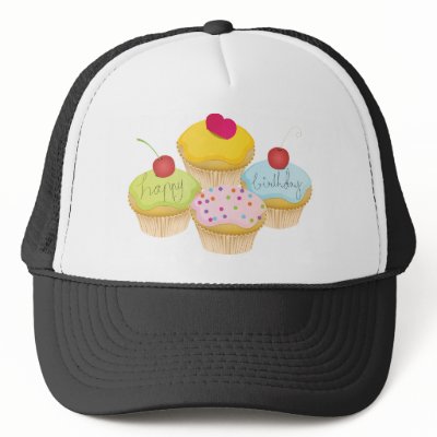 Birthday Cupcakes hats