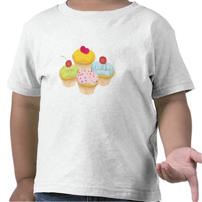 Birthday Cupcakes Tee Shirt