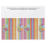 Birthday Custom Candy Bar Wrappers Party favors Flyers