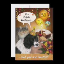Birthday (customizable) invitations