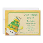 Birthday Cute Cake Party Invitation