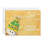Birthday Cute Cake Party Invitation