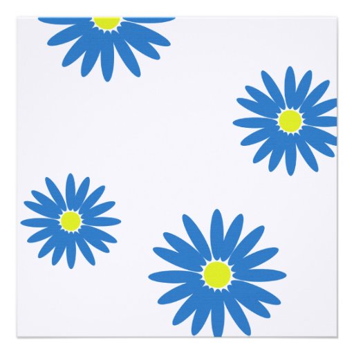 Birthday Delightful Daisy Message Sweet 16 Custom Announcements