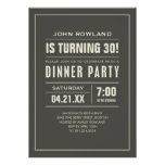 Birthday Dinner Party Invitations