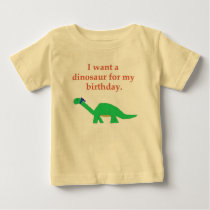 Birthday Dinosaur apparel t-shirts
