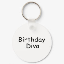 Birthday Diva keychains