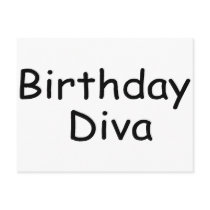 Birthday Diva postcards by CelebrationZazzle Birthday Diva postcards