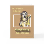 Birthday -Dog Years Card
