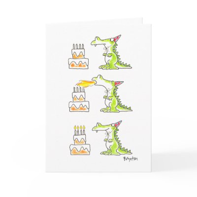 BIRTHDAY DRAGON by Boynton Greeting Cards by SandraBoynton